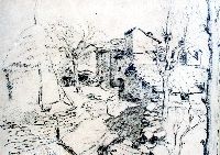 1944 - 22,5x30,5 - carboncino su carta - Cherpignano ( Castellonchio).JPG