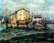 1960 - 40x50 - olio su compensato - casa colonica a Collecchio.JPG