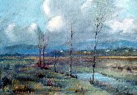1962 - 50x70 - olio e pastello su tela su compensato - il Taro.JPG