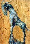 1969 - 70x50 - olio su compensato di pino ruvido - l'antenato del camoscio.JPG