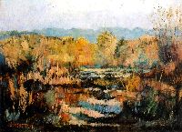 1971 - 40x50 - olio su tela cartonata - il paesaggio del Taro.JPG