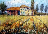 1976 - 30x40 - olio su compensato - frumento (podere Casanuova).JPG