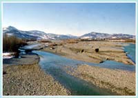 Panoramica del Taro - La vallata del fiume Taro vista da Fornovo